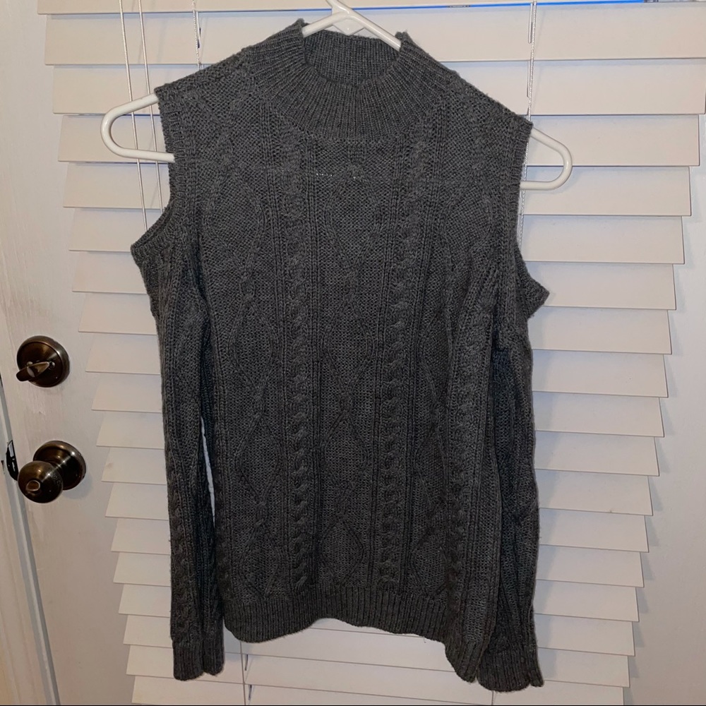 Cold Shoulder Sweater